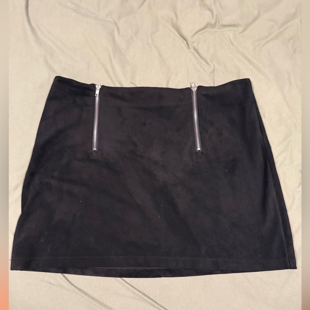 Forever21+ Suede Mini Skirt